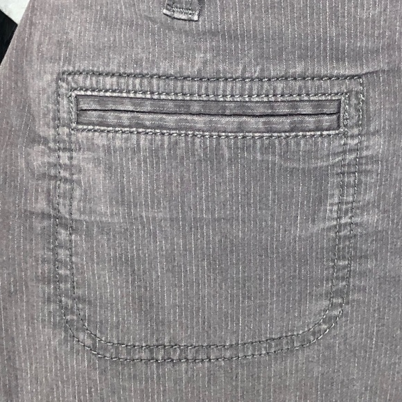 ❌RELISTED❌ VINTAGE Gap Women's Twill Pants Railroad Gray Stripe SIZE 12 - Picture 3 of 13